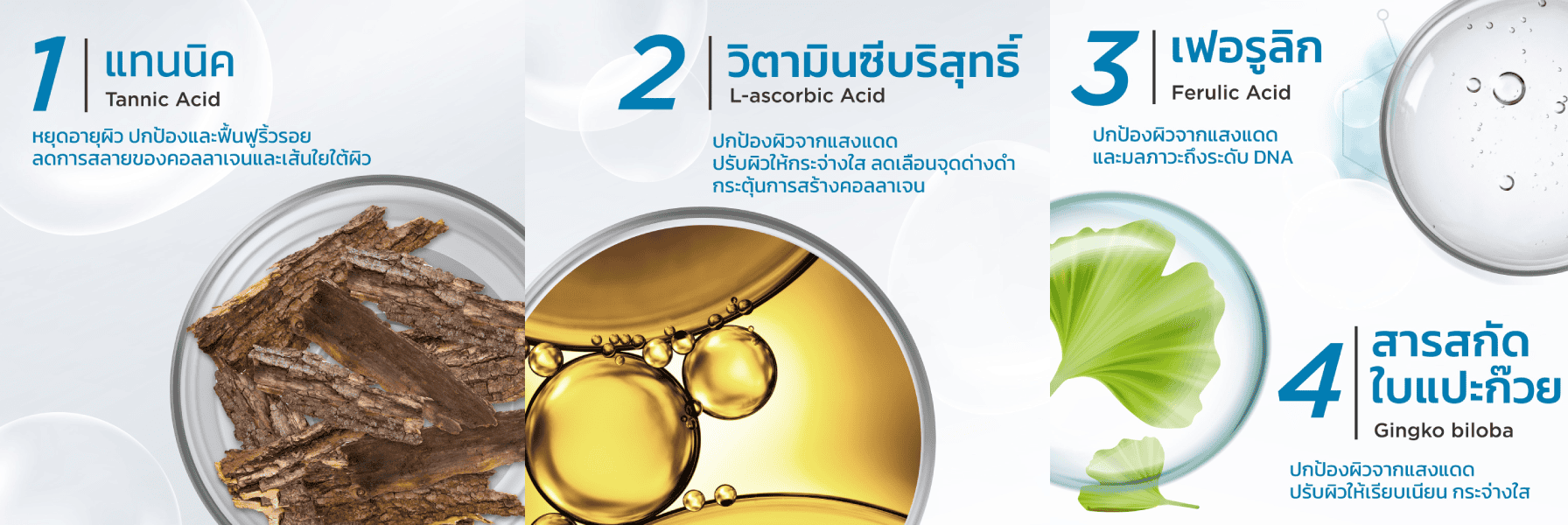 ส่วนผสมหลัก 4 อย่างของ Tannic [CF] Serum